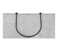 Rail mural en métal avec anneaux 90 x 90 cm