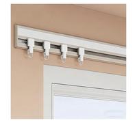Rail mural ultra fin en aluminium - Rail de séparation de 300 cm pour douches et baies, couleur champagne slish, parfait pour solutions peu encombrantes (2 x 150 cm)