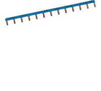 RAIL PEIGNE POLLEN HORIZONTAL BLEU 63A 1P 10MM² KB163N