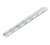 Rail perforé HellermannTyton DELTA2F-ST-GEL-WC 181-47230 Tôle d'acier 2000 mm 1 pc(s)