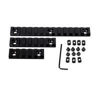 Rail Picatinny FOCUHUNTER 5 voies 7 voies 13 voies Accessoires de rail Picatinny en aluminium léger Rail Picatinny Weaver 3 pièces