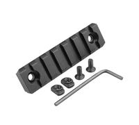 Rail Picatinny/Weaver en Alliage D'aluminium À 7 Emplacements, Largeur 21 Mm, Adaptateur De Base De Montage sur Rail De 77 Mm De Long(2pcs)