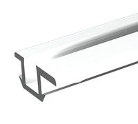 Rail Pico PVC rainuré 25 - Longueur 3 m - Blanc - MANTION - 25/300B