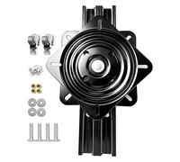 Rail Pivotant Pour Table Retractable Table Extension Hardware, Heavy Duty Slide Out Table Extender Track with Turntable/Wheel for Dining/Sofa Tables(L 60cm/2ft)