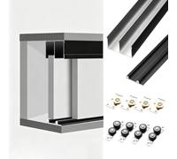 Rail Porte Coulissante Kit de Quincaillerie pour Porte Escamotable
