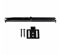 Rail porte coulissante meuble, Glissière de porte Amortisseur Coulisses à fermeture amortie Mécanisme Meubles Porte en bois Quincaillerie Kit de rails avec vis de fixation et support