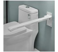 Rail sans Acier Pliable de Toilette Safe Rail - 200kg Capaci Barre de Grain pour Un Soutien de Salle de Bain amélioré et sûr pour Les Seniors