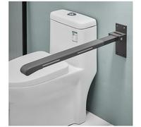 Rail sans Acier Pliable de Toilette Safe Rail - 200kg Capaci Barre de Grain pour Un Soutien de Salle de Bain amélioré et sûr pour Les Seniors