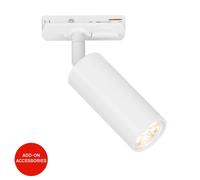 Rail Système de rails Dimmable Pivotant Rotatif Combinable Blanc Ø4 x 10 cm