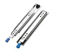 Rail Tiroir Coulissant 1 Pair Guide Heavy Duty Locking Drawer Slides 10-60 Inch Load Capacity Side Mount Full Extension Ball Bearing Industrial(With lock,12inch(300.0mm))