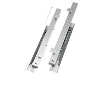 Rail Tiroir Coulissant Folding Pull-Out Bottom Mounted Linear Track Jewelry Cabinet Hidden Drawer Slide(407mm)