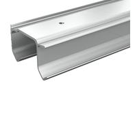 Rail Tubel en aluminium double voie MANTION SA - L.2000 mm - 28/200