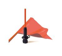 RAILBLAZA ND-077 VARILLA Con BANDERIN 300 X 150 Base Unisex-Adult, Negro, Standard