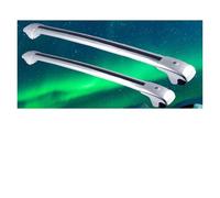 Railing Porte-Bagages Lot 2 Barres Transversales Verrouillables En Alliage D'aluminium Pour Dodge Pour Journey JCUV 2013 2014 2015 2016 2017 2018 2019 Galeries toit(Argent)
