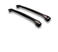 Railing Porte-Bagages Lot De 2 Barres Transversales Verrouillables En Alliage D'aluminium Pour Ford Pour Ranger 2023 2024 2025 Porte Bagage Voiture(Noir)