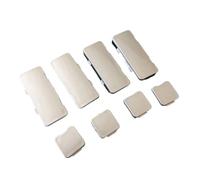 Railing Porte-Bagages pour Toyota pour Highlander 2015-2020 2021 2 Pièces ABS Barres Toit Couvercle D'extrémité Coque Voiture Porte-Bagages Couverture Barres de Toit(8.5x3.4cm Position 2)