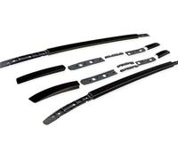 Railing Porte-Bagages Voiture Barres De Toit pour Mitsubishi pour Outlander 2022 - 2026 Transversales Porte-Bagages en Aluminium Noir(Noir)