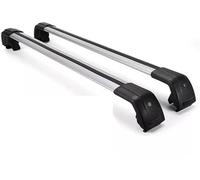 Railing Porte-Bagages Voiture Barres Transversales De Toit Voiture pour Buick pour Encore GX 2020 - 2023 Verrouillables Chargement Réglables Argent-Noir SY en Aluminium