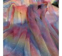 RAILONCH Lot de 2 tulle arc-en-ciel en tulle à faire main - Pour mariage, anniversaire, fête, décoration festive, festival, accessoires de décoration (D)