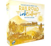 Horrible Guild Railroad Ink Challenge : Edition Sonnengelb Allemand | Jeu de dés | pour 1 à 4 Personnes | À partir de 8 Ans, Jaune