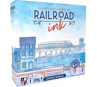 Railroad Ink: Edition Bleu Profond - Horrible Guild - Allemand - Jeu de dés pour 1 à 6 Personnes à partir de 8 Ans, Bleu