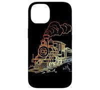 Railroad Line Art Retro Look Railway Fan Coque pour iPhone 14