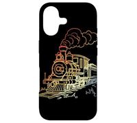 Railroad Line Art Retro Look Railway Fan Coque pour iPhone 17