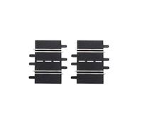 Rails 1/3 de Droite pour Circuits de Voitures à l'Echelle 1/24 et 1/32 Carrera Noir