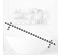 rails anti basculement étagères Barres De Garde-corps Pour Étagères Robustes, Garde-corps De Cuisine En Aluminium Pour Restaurant/cave À Vin, Garde-corps Décoratif Pour(Pack of 2,L 45 cm)