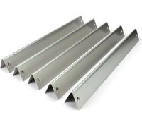 Rails aromatiques en acier inoxydable pour Weber - Couvercle de brûleur pour Spirit 300 et Genesis Silver (régulateur sur le côté)