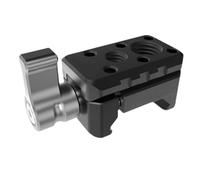 Rails coulissants en aluminium léger pour trépieds, design à libération rapide, compatible avec accessoires d'appareil photo 1/4, 3/8, adaptateur de montage sans outil