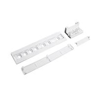 Rails coulissants professionnels pour réfrigérateur - Pièces de rechange - Longueur flexible - Pour porte de réfrigérateur - Kit de montage coulissant