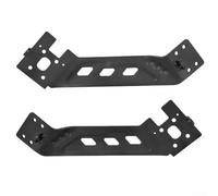 Rails de cadre latéraux gauche et droit pour trottinette électrique Kukirin G2 PRO DB, conçus pour fournir une stabilité et un soutien améliorés (gauche + droite noir)