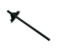 Rails de guidage circulaires précis avec échelle avec option double largeur 9 mm/11 mm pour une coupe précise des rails de guidage du bois