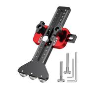 Rails de guidage réglables en matériaux fins pour tables de défonceuse de table avec mécanisme de roulement de suspension