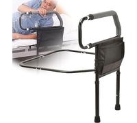 Rails de lit médicaux for adultes âgés, rail d'assistance au lit avec hauteur réglable for personnes âgées, rail de lit senior et poignée d'assistance de sécurité avec pieds de support réglables et po