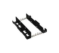 Rails de montage HDD/SSD, InLine®, 2x 2,5-3,5, seulement cadre et vis