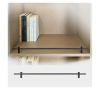 Rails De Protection D'étagère for Étagères Décoratives 18, 26, 24, 36, 42, 12 Pouces, Rail Basculant De Galerie, Clôture Anti-Chute for Bibliothèque, Organisateur De Placard(Black,9in/22.9cm)