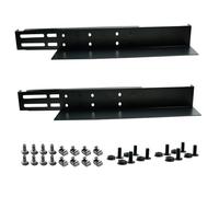 Rails de rack de serveur 1U, rails universels de montage en rack pour Dell Compaq Hp IBM APC, rail d'étagère de serveur à 4 montants, profondeur réglable de 40,6 à 73,7 cm, capacité de 50 kg
