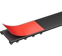 Rails de Rideaux Lourds Rail de Rideau Double, Rail de Rideau Ultra-Mince, Rail de Plafond de Séparation de pièce Invisible, Ensemble de Rails de Rideaux Silence en Alliage d'alumi