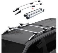 Rails de toit OMAC + barres de toit pour Fiat Fiorino Qubo Nemo Bipper aluminium argent 4x