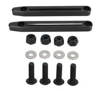 Rails De Toit Rc En Alliage D'aluminium, PièCe De Mise à Niveau LéGèRe, Rail De Toit De Remplacement Pour Arrma 1/7 Noir
