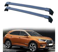 Rails de Toit Voiture Barres Transversales pour Citroen DS7 Crossback 2018 2019, Porte-Bagages de Toit Aluminium,Black