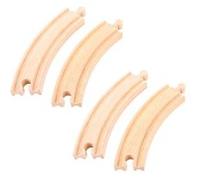 Rails en bois - courbes, 4pièces
