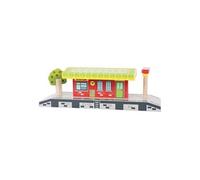 Rails en bois - station de village