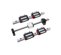 Rails linéaires de 15mm, guides HGR15-L + chariots à blocs HGH15CA HGW15CC + kit de vis à billes sfu1605 SFU1610 avec coupleur for CNC(SFU1605 HGW15CC,250mm)