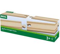 Rails Moyens Droits 144 Mm Marron TU