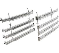 Rails télescopiques à extension totale pour four 4 niveaux - CZ1755X2 - Z1755X2 - 00708572