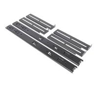 Rails télescopiques - UNYKAch - Lot de Deux - Noir - Pour boîtier Rack 1U/2U/4U - Accessoires inclus