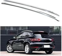 Rails Toit Longitudinaux pour Porsche Macan 2014-2021, Aluminium Toit Porte-Bagages Rails Barres Latérales Railing Décoration